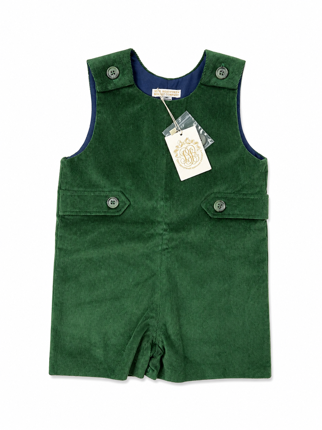 3T TBBC Jack Keene Jon Jon in Grier Green Corduroy