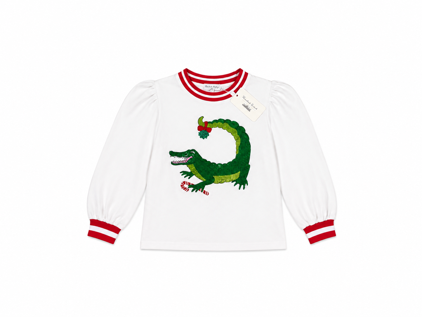14 Blended Spirit Holly Gator Puff Sleeve Sweatshirt