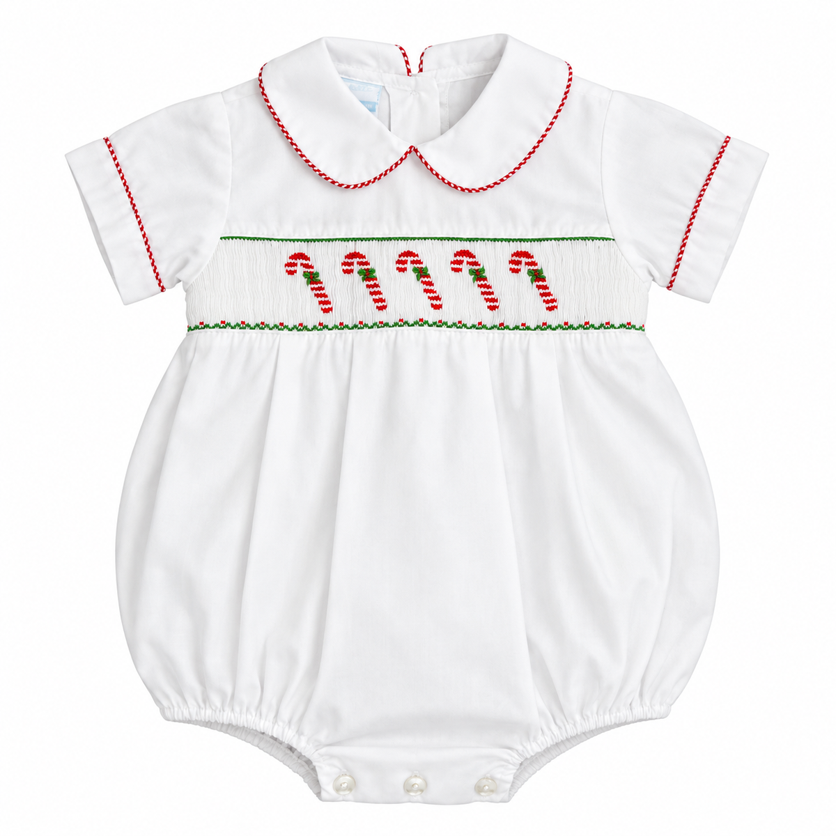 3M Petit Bebe Candy Cane Smocked Bubble