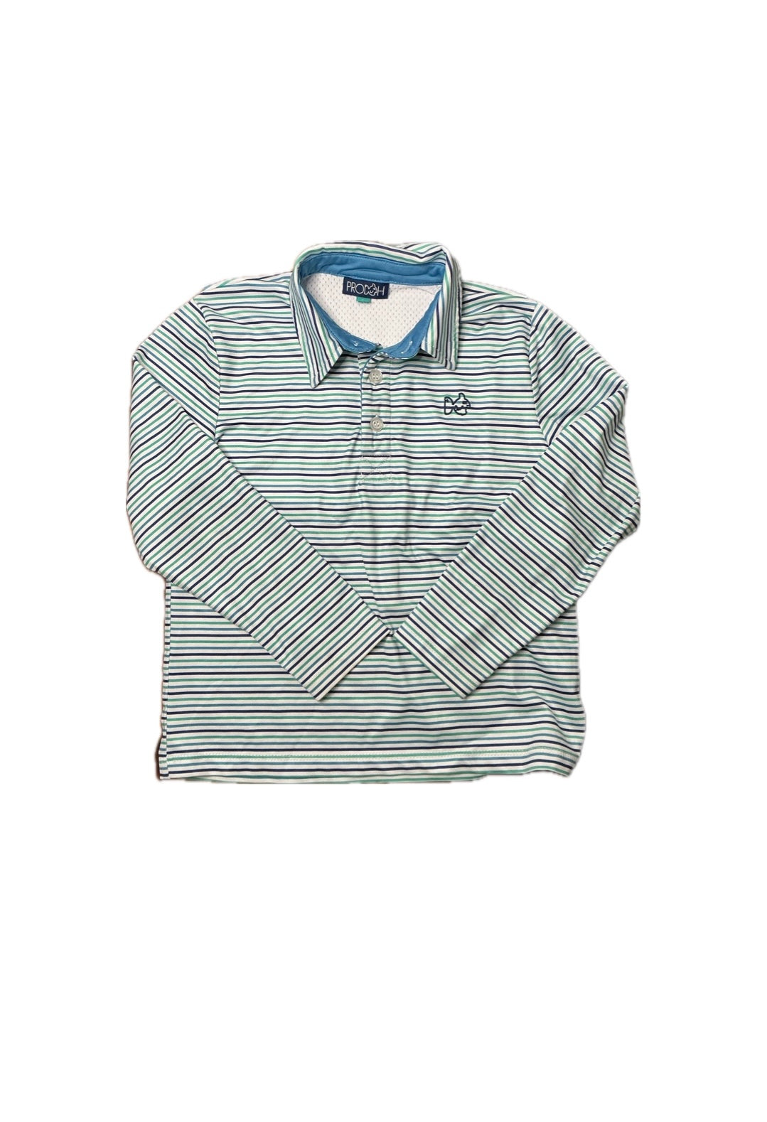 5 Prodoh LS polo in Blue Stripes