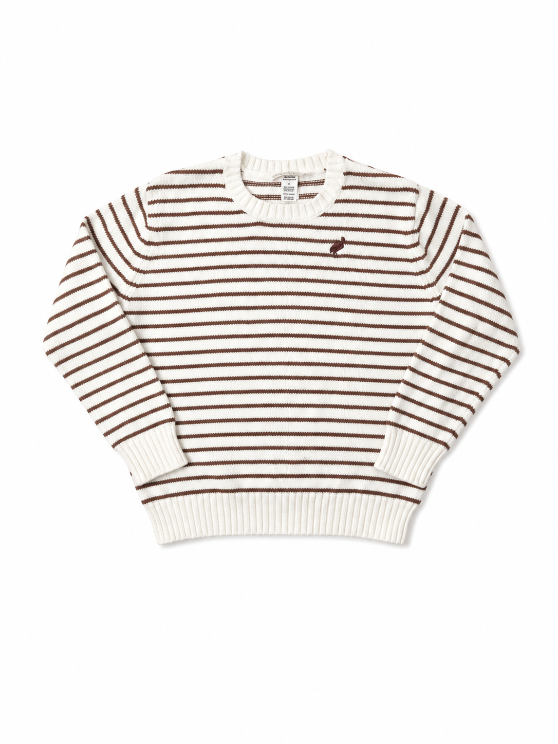 TBBC Isaac Sweater in Mocha Stripe
