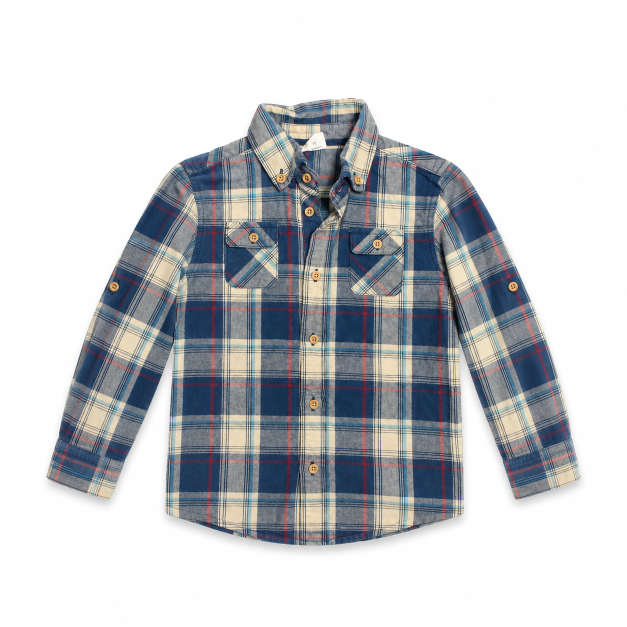 4 egg Plaid Shirt