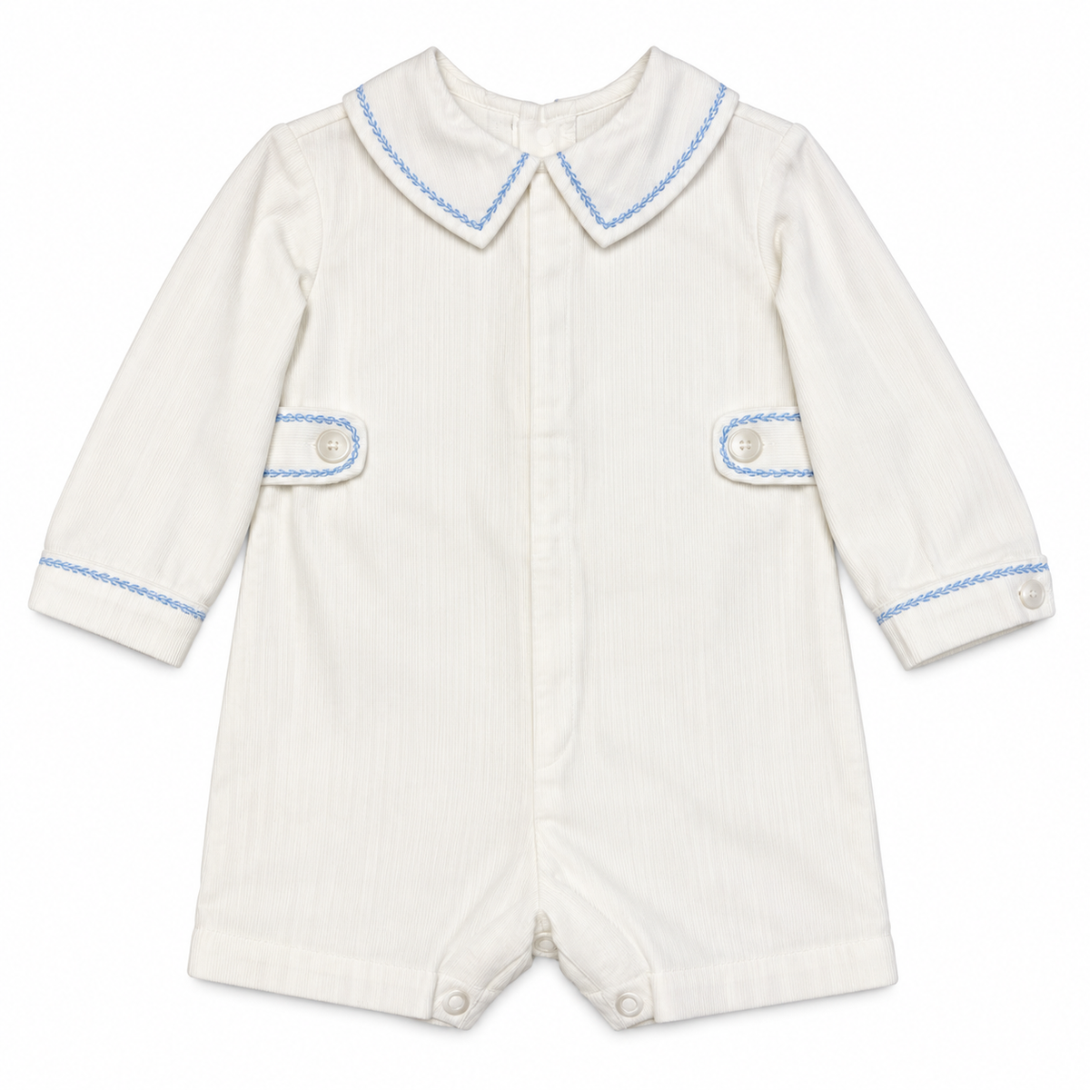 3T Remember Nguyen Ivory and Baby Blue Cord LS Jon Jon