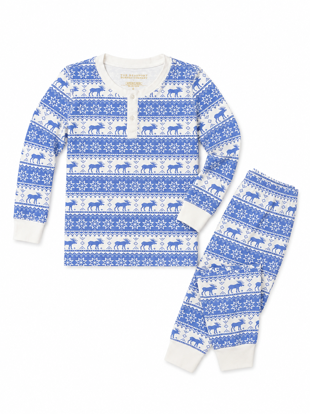 7 TBBC Sutton's Sweet Dream Set in Frosty Fairisle Blue