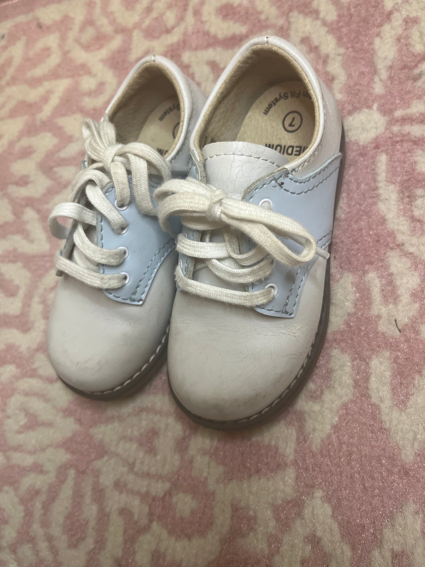 7 Footmates Light Blue Saddle Oxfords