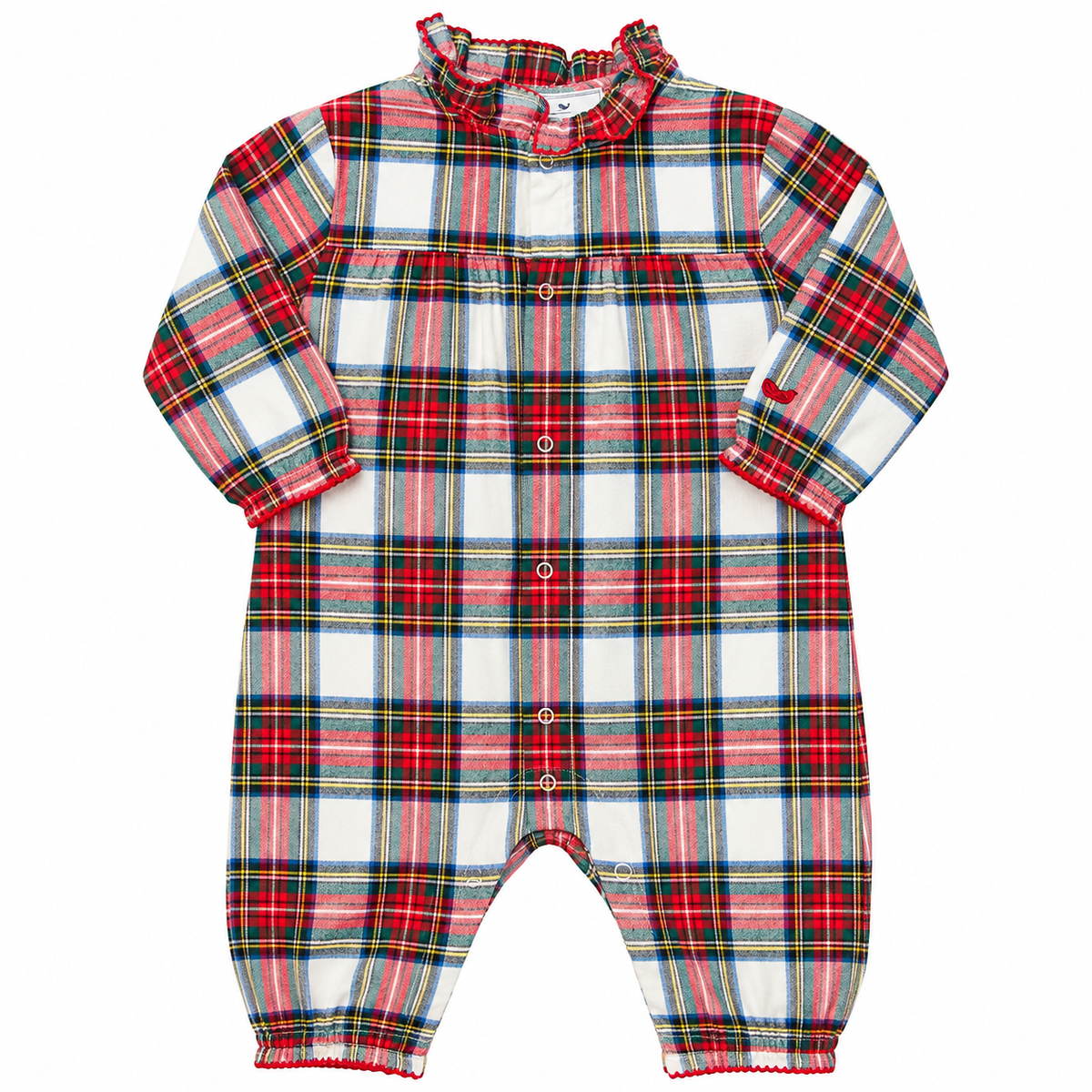 12/18M Petite Plume Christmas Tartan Sleeper