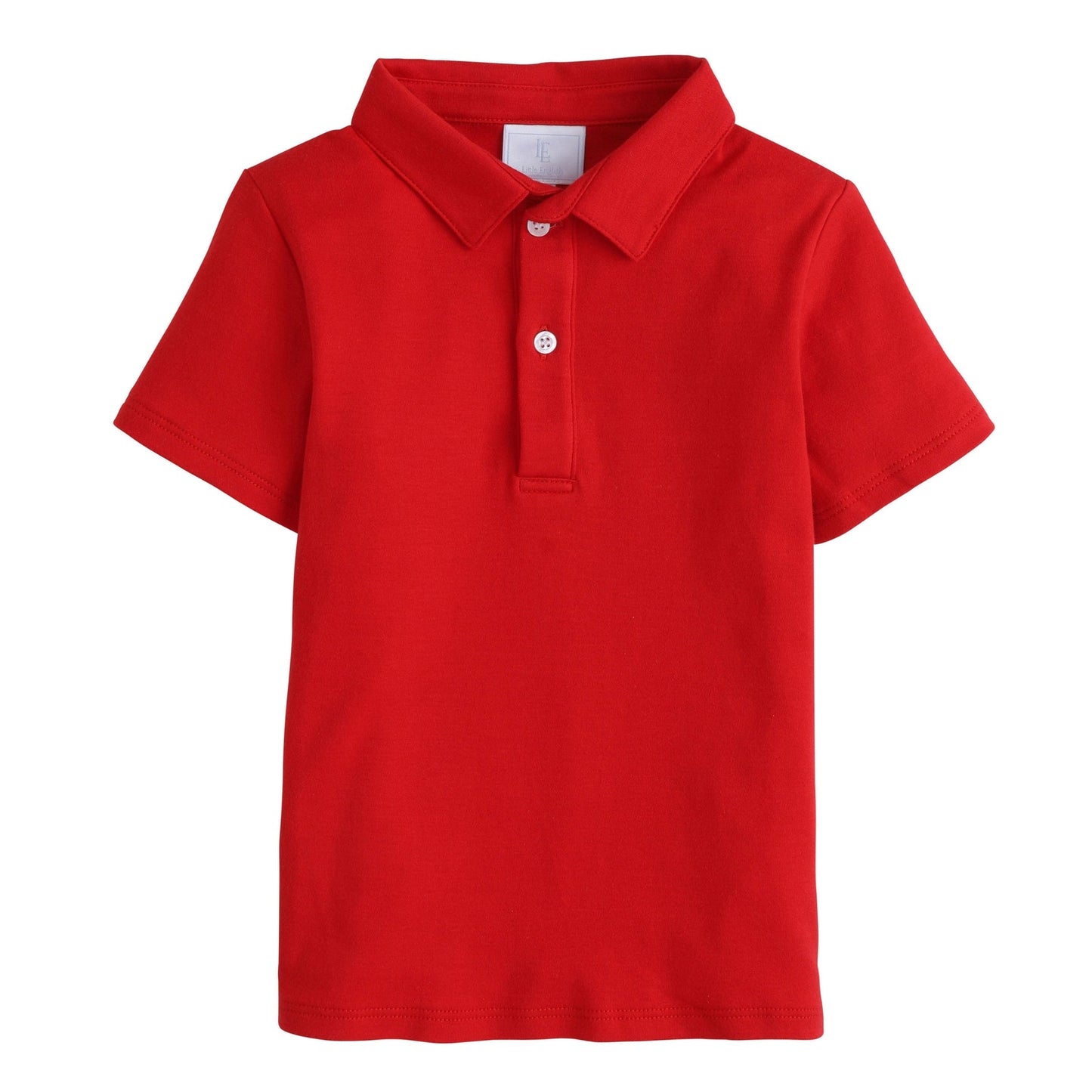 8 Little English Red Polo