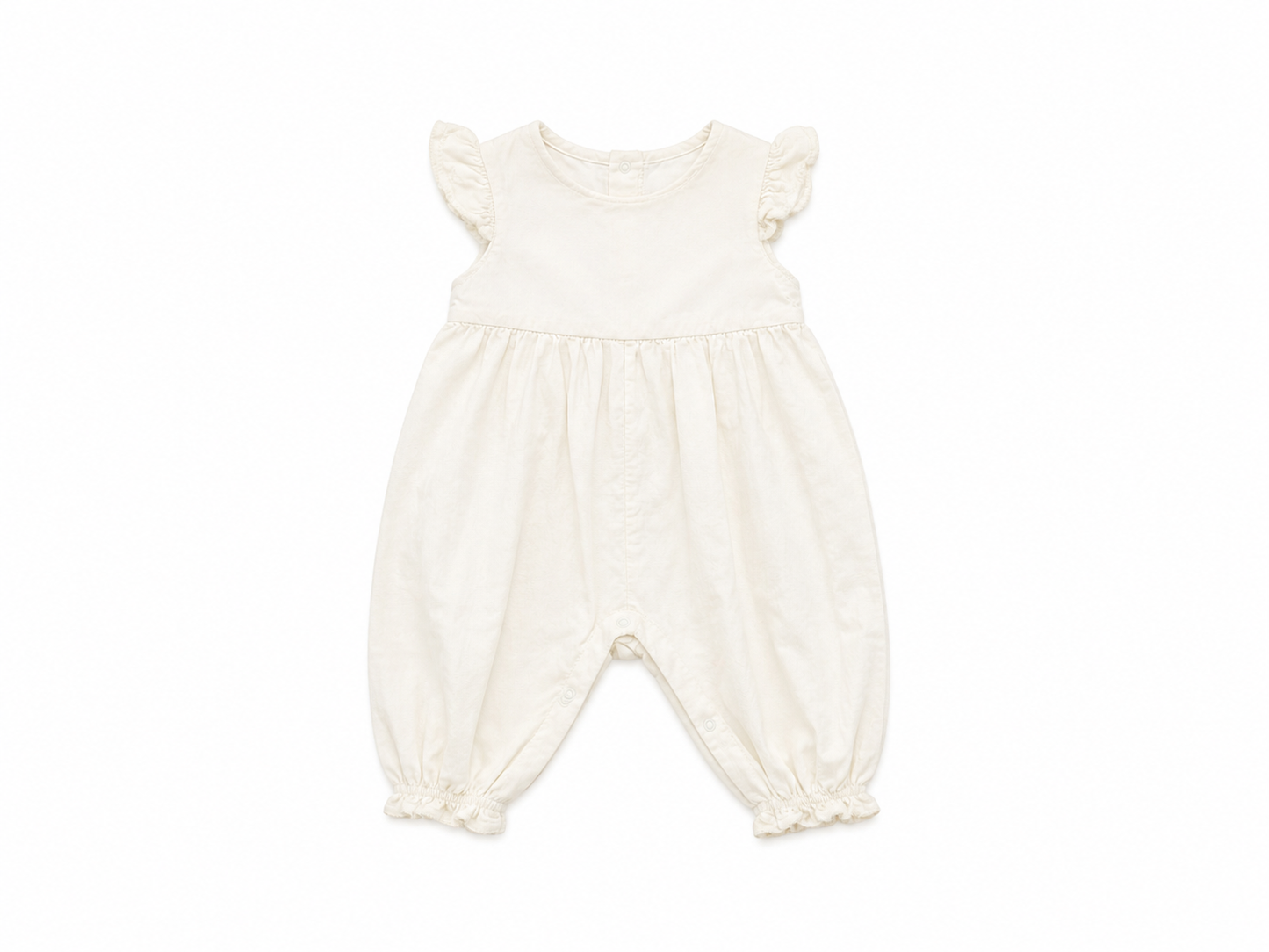 24M Lullaby Set Ivory Cord Long Romper