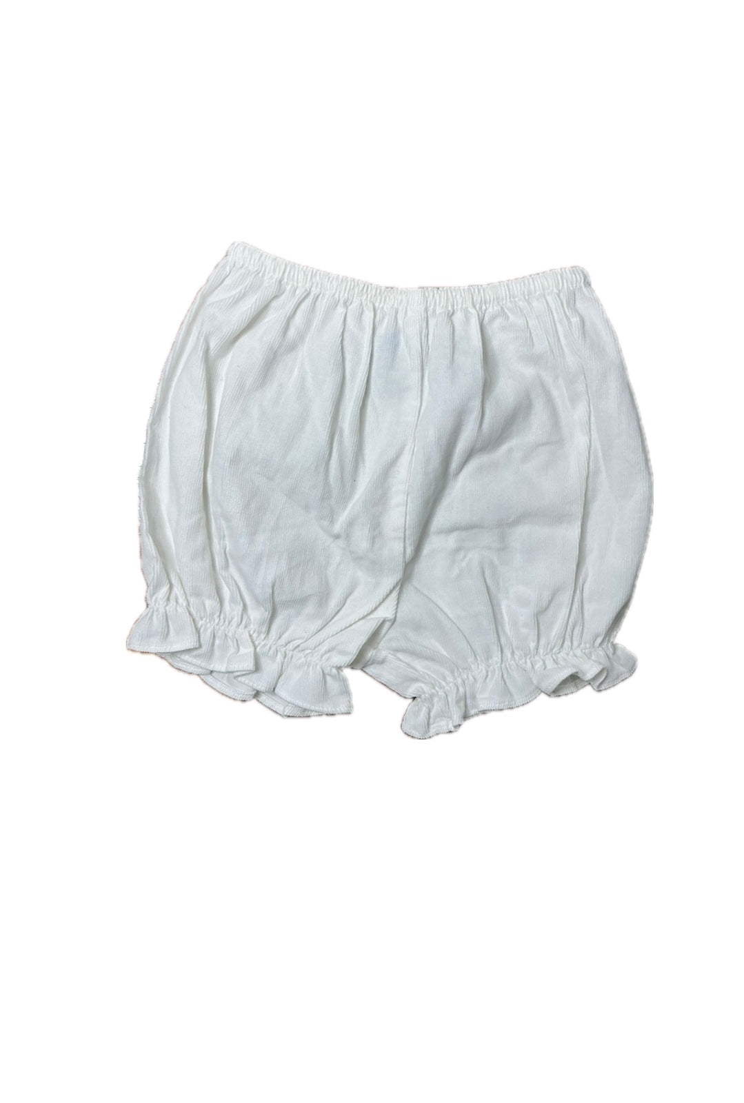 2T Lullaby Set Ivory Cord Ruffle Short