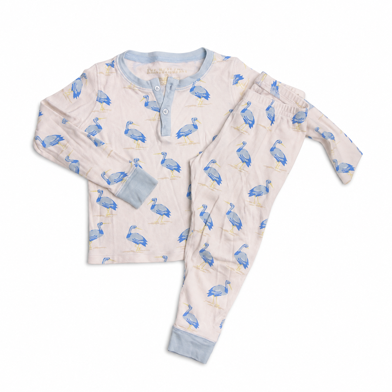 2T TBBc Suttons Pajama Set in Seaside Stork