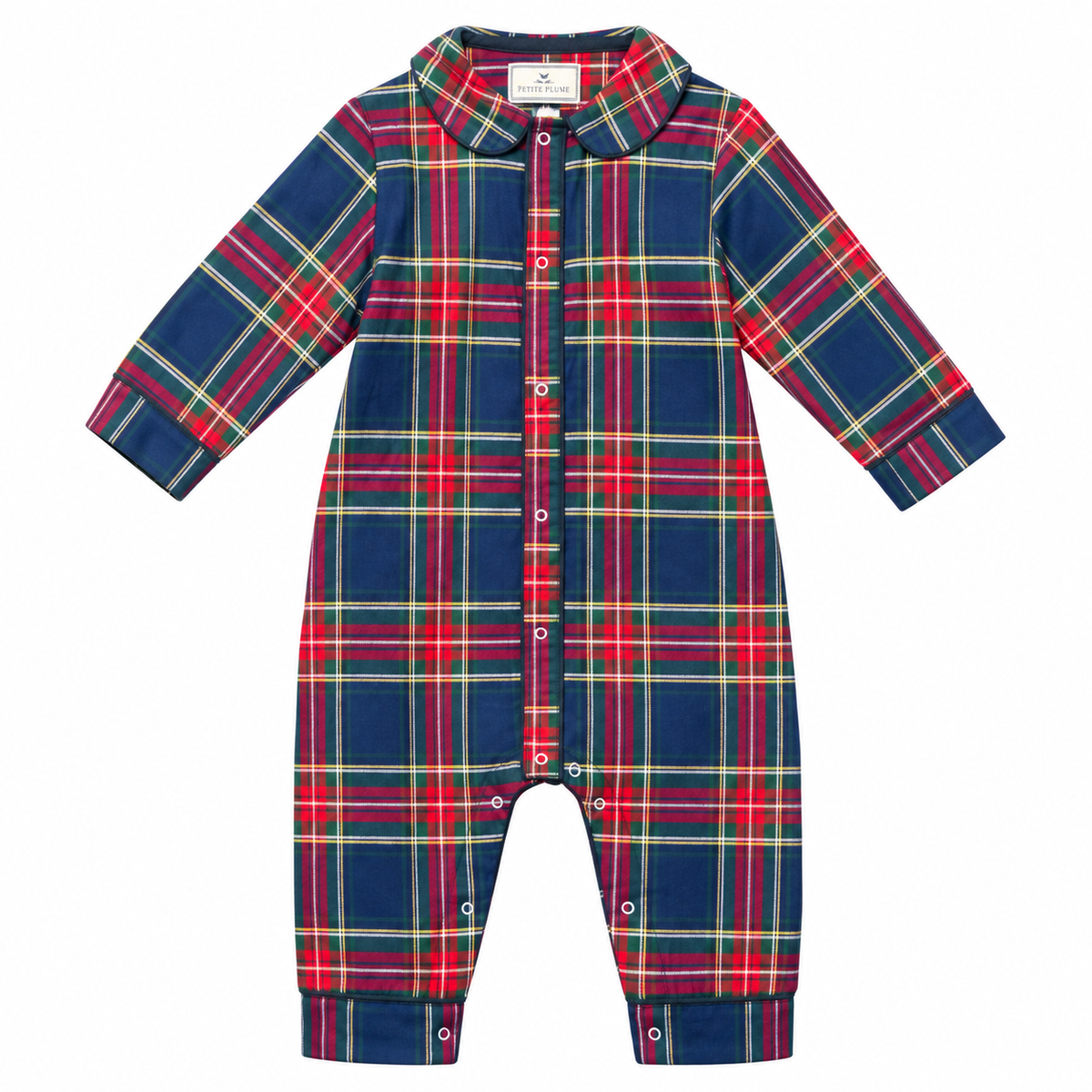 18/24M Petite Plume Plaid Romper