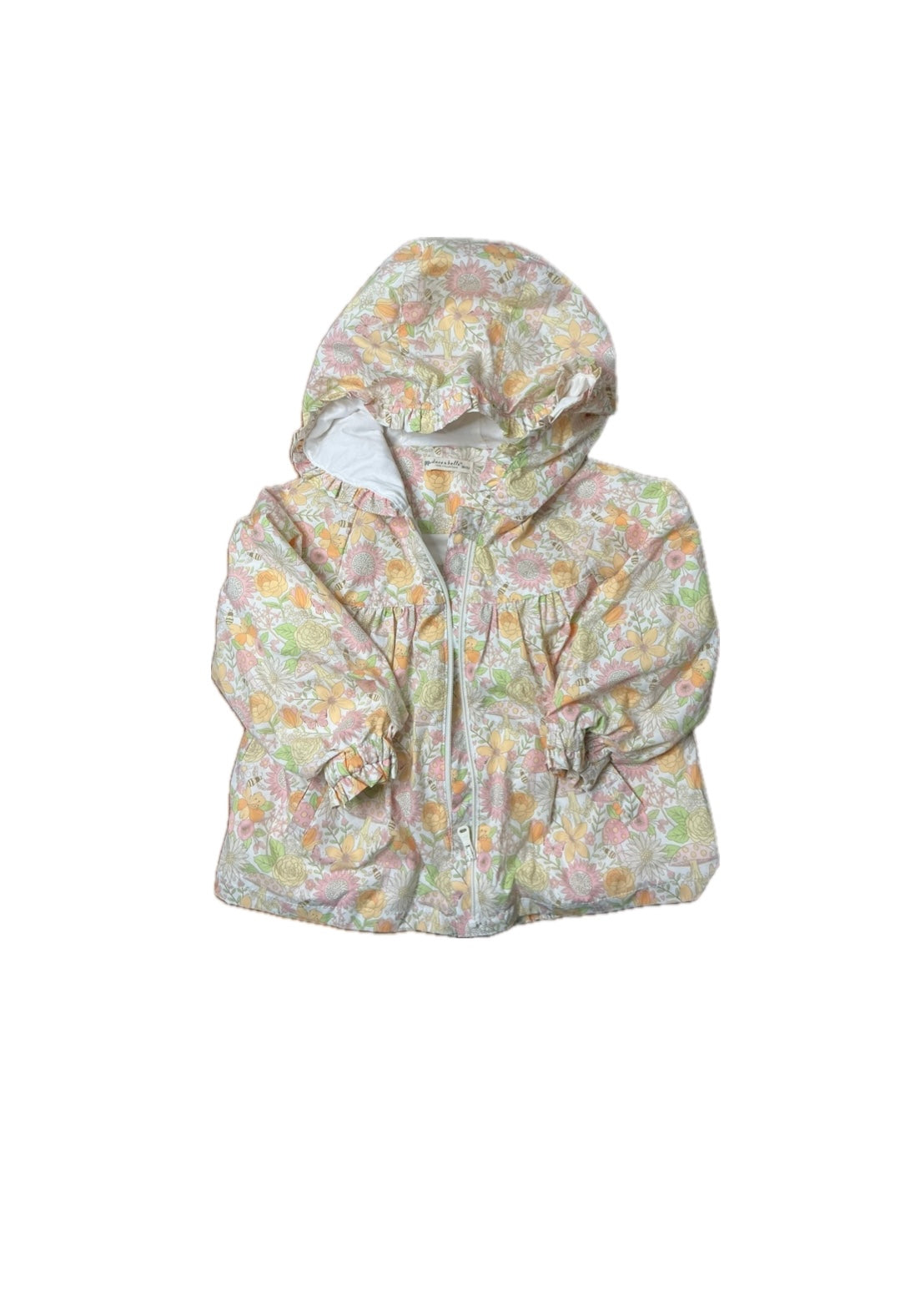 18-24M Dave and Bella Daisy Print Hooded Casual Jacket