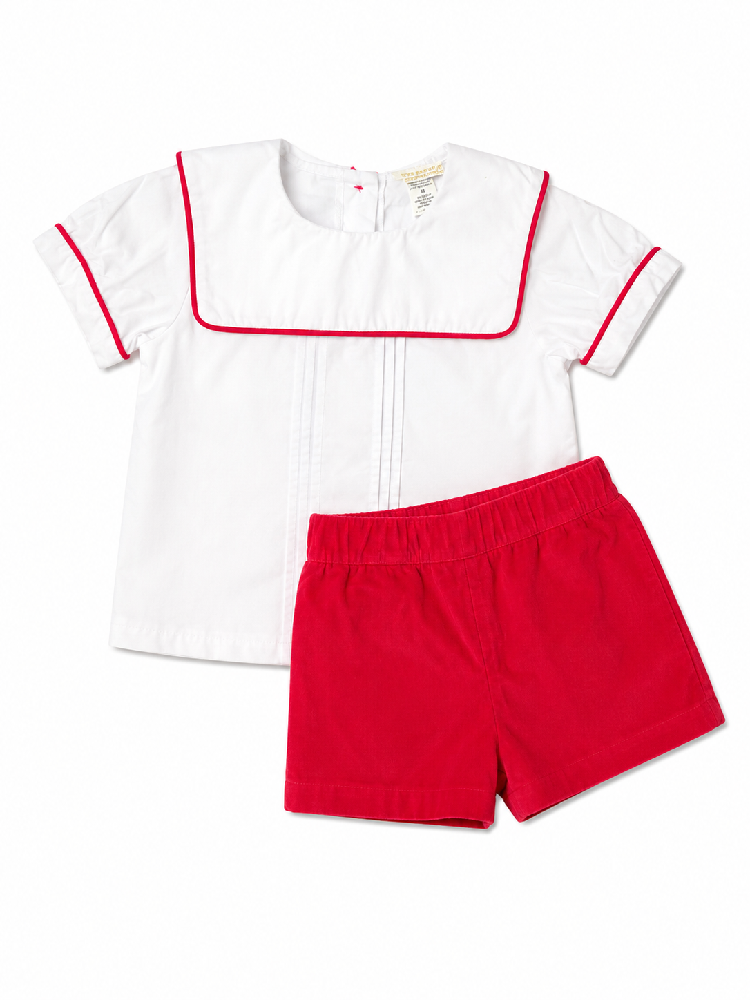 4T TBBC Velveteen Shortall in Richmond Red