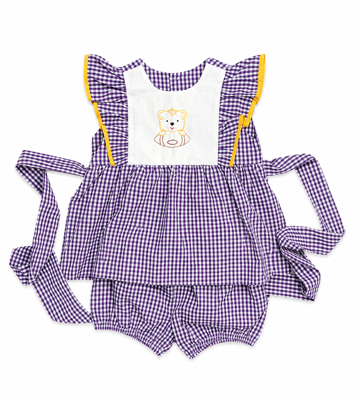 2T Southern Saturday Tiger Bloomer Set