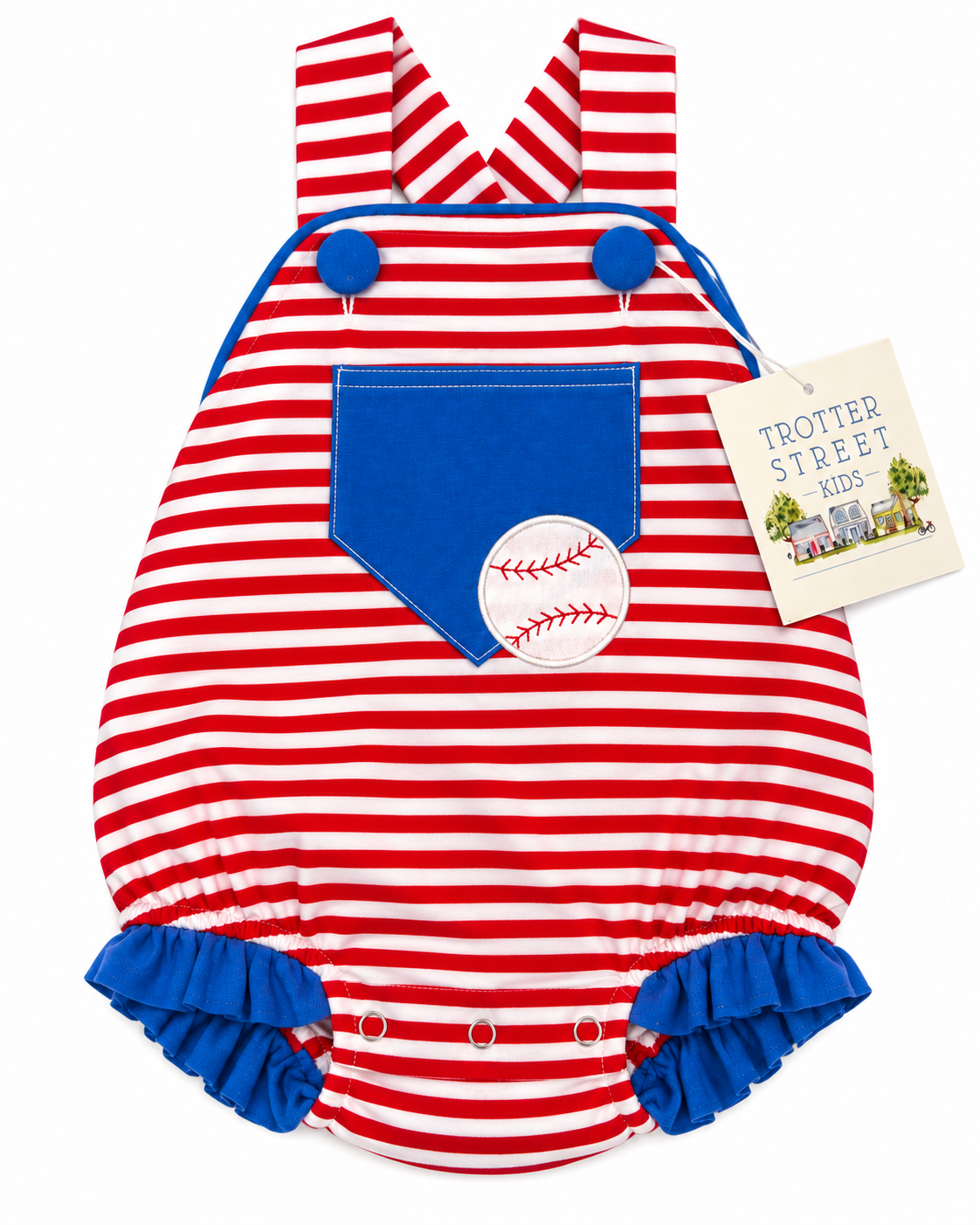NB Trotter Street Play Ball Knit Ruffle Bubble
