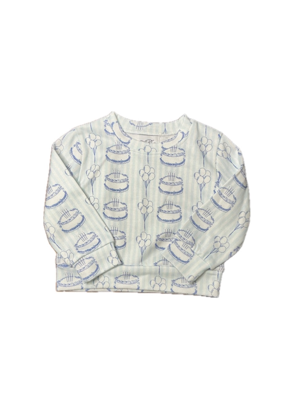 2T Little Bear Smocked Birthday Crewneck