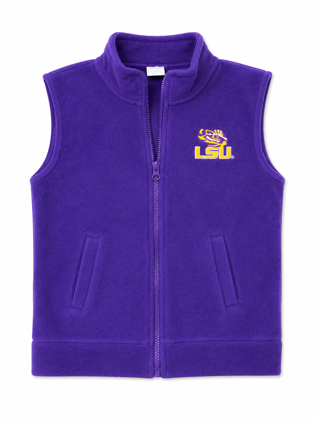 6 LSU Fleece Vest