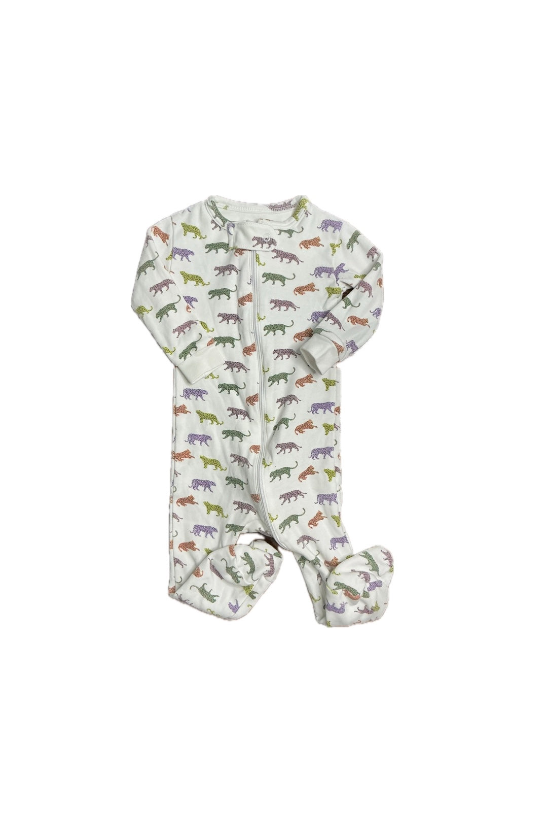6-9M Lila and Hayes Footed Leopard Pajama