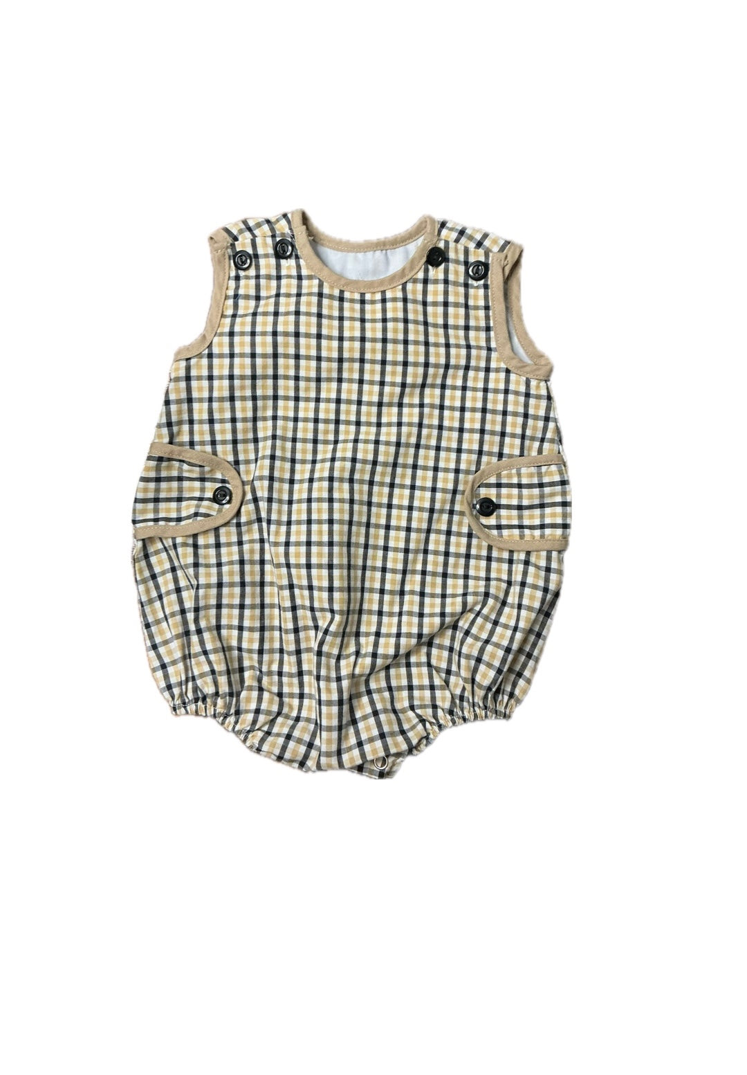 0M Lulu Bebe Black and Gold Bubble