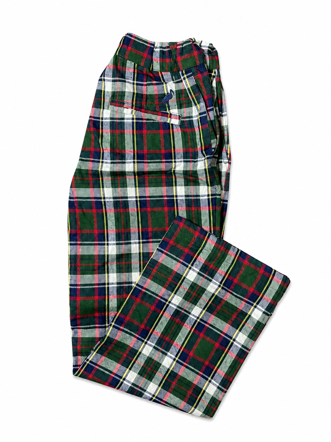 6 TBBC Prep School Pants in Grant Park Plaid with Nantucket Navy Stork