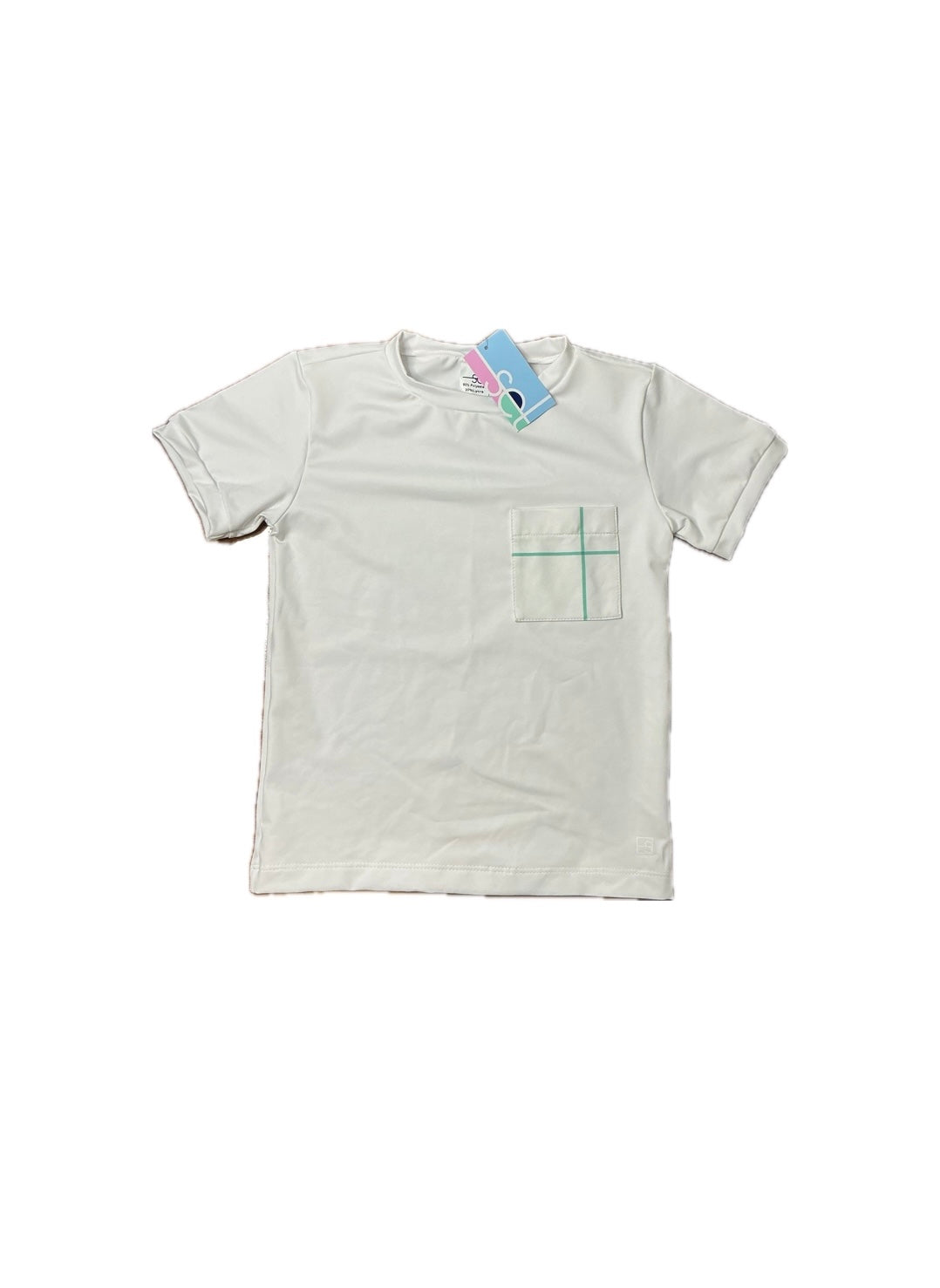 5/6 Set White Athletic Tee