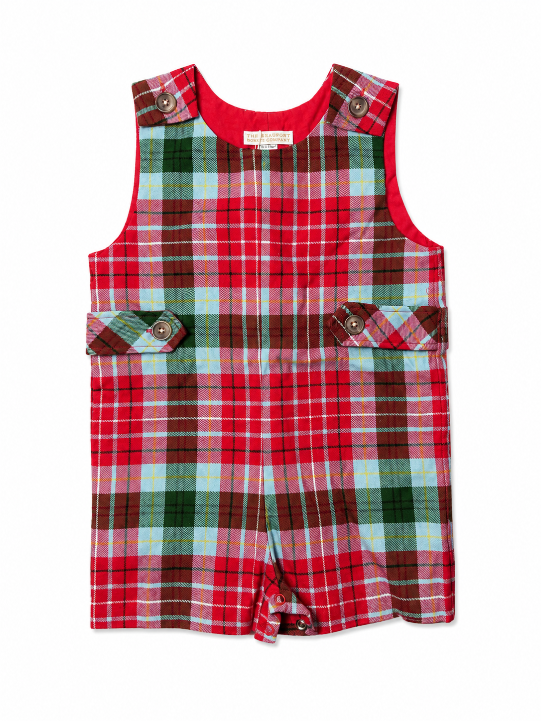 3T TBBC Jack Keene Jon Jon in Wilson Pier Plaid with Richmond Red