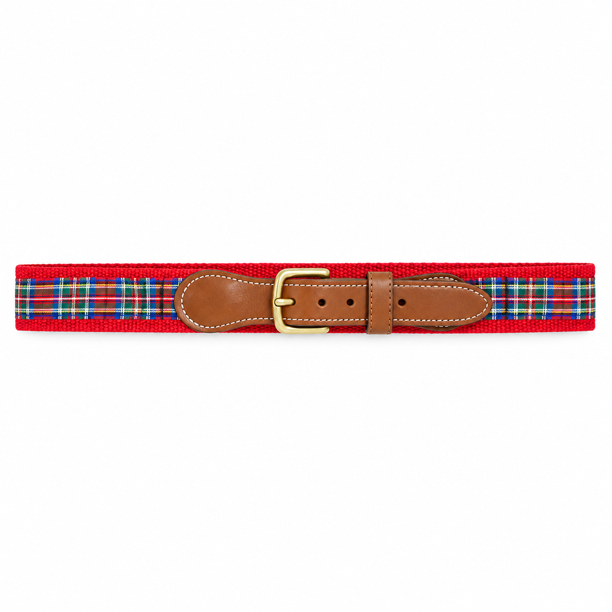 20 J. Bailey Holiday Plaid Ribbon Belt