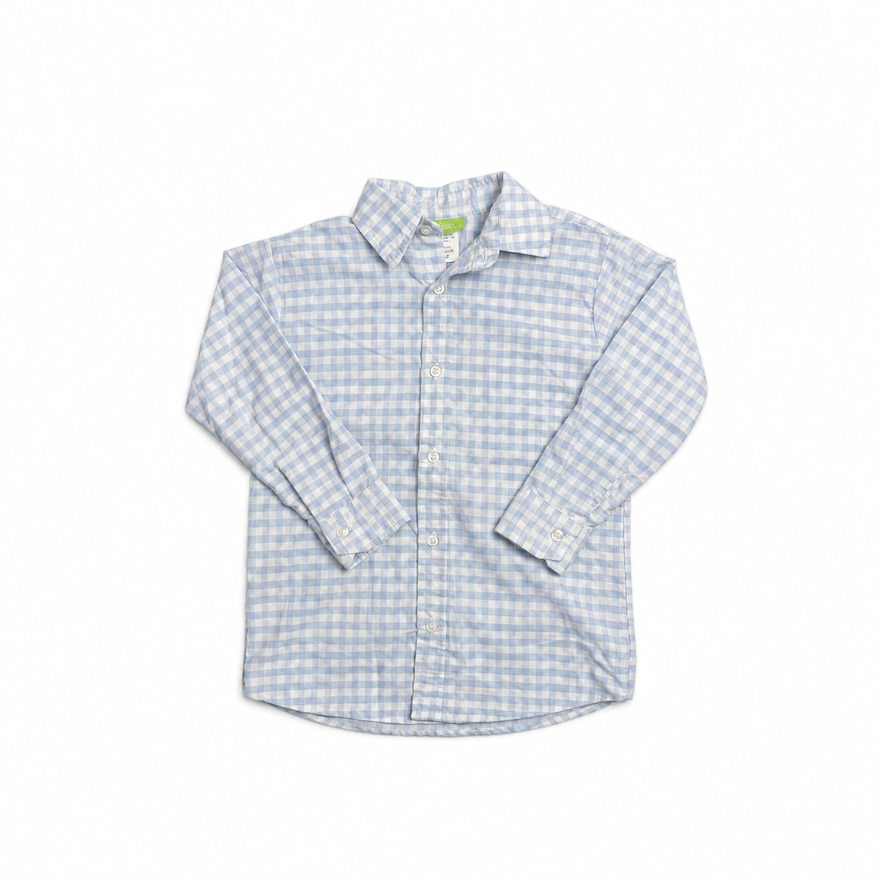4T Classic Whimsy Light Blue Button Down