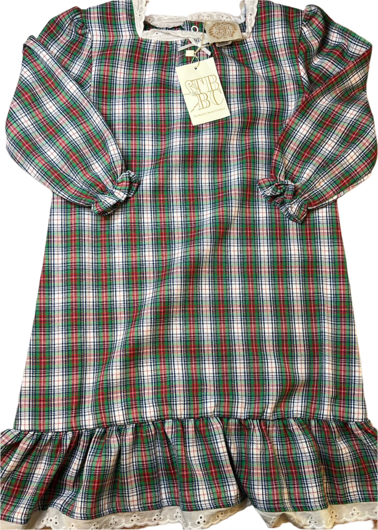 4T TBBC Prestonwood Plaid Nottingham Nightgown