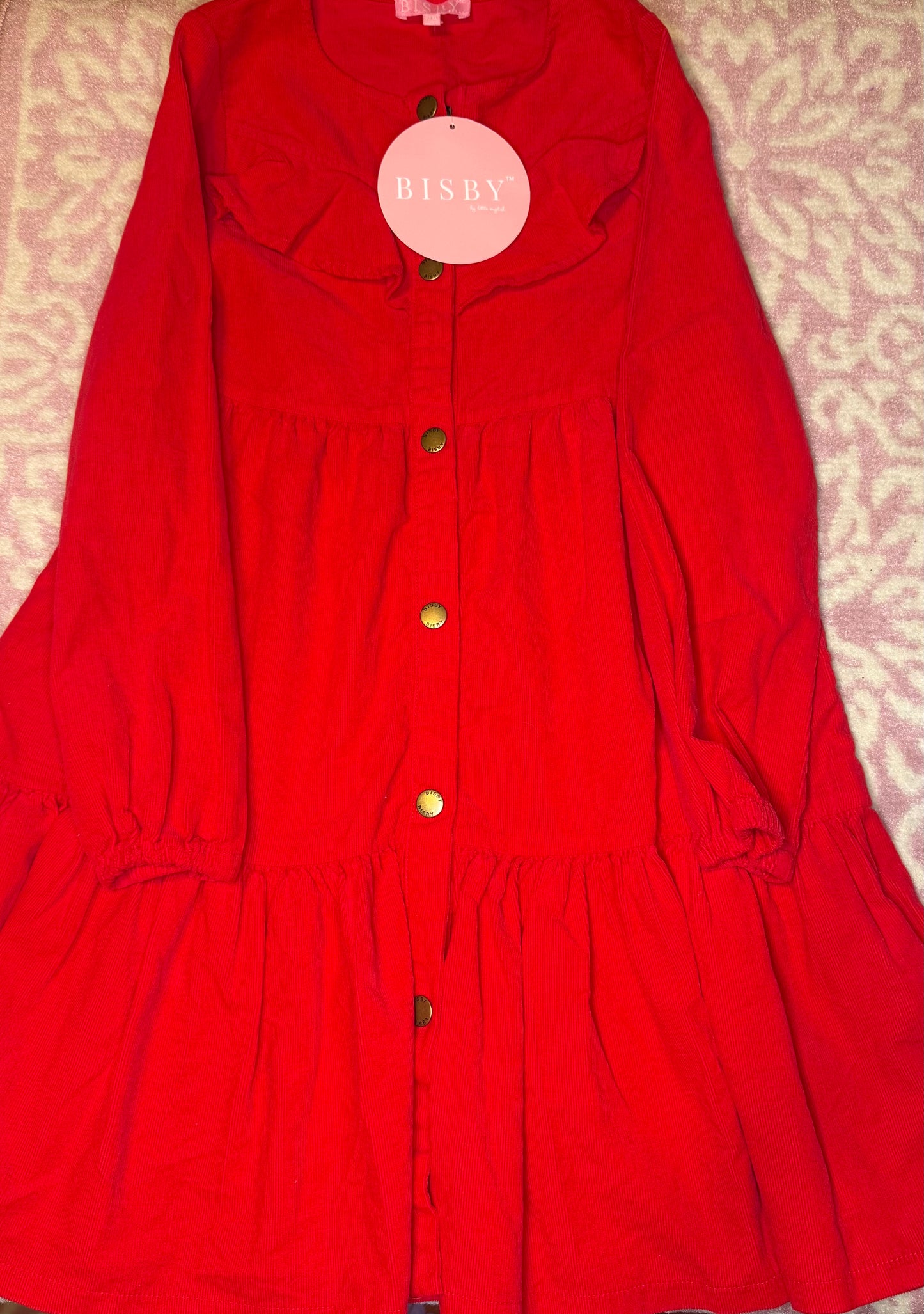 Sz 10 Bisby Western Cord Dress