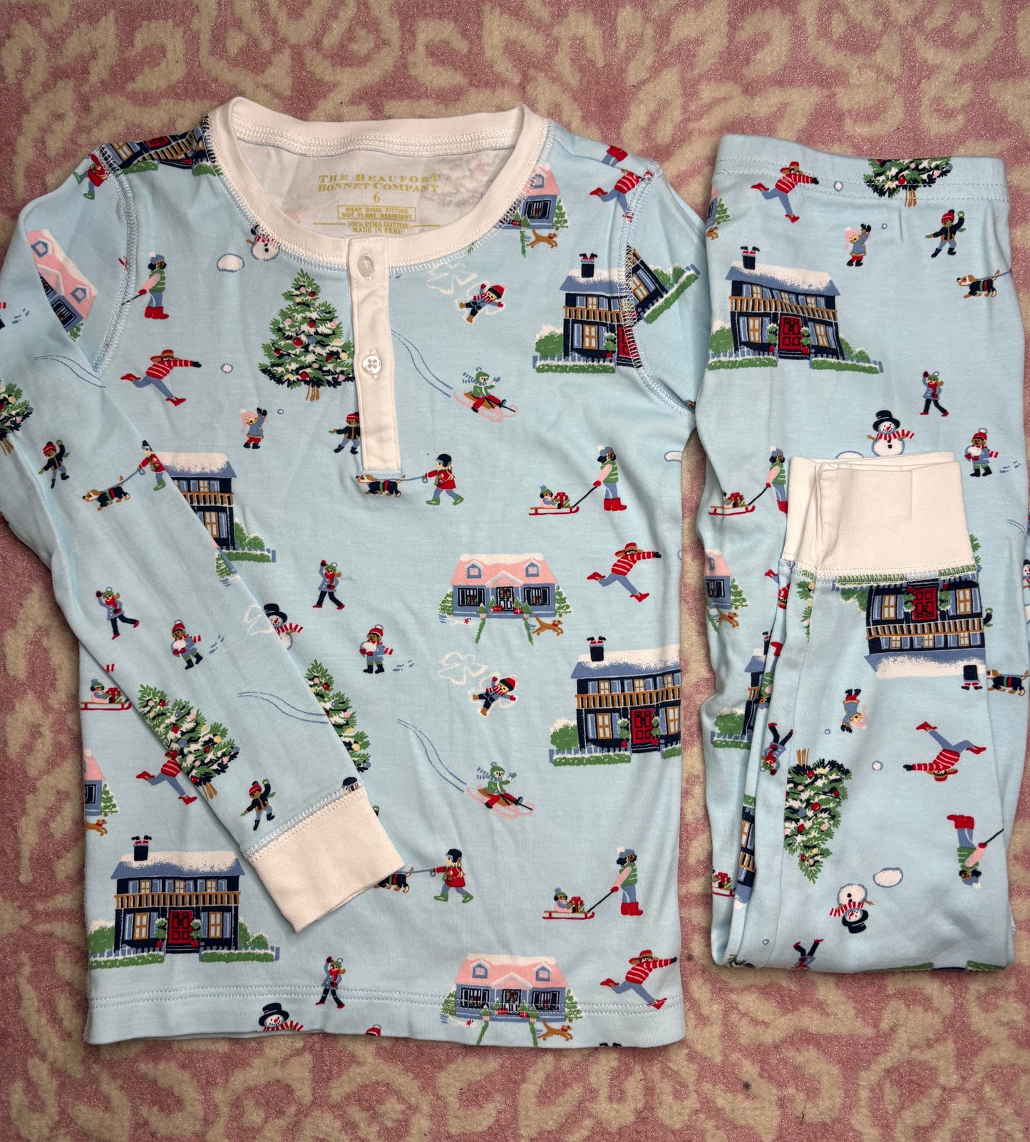 6 TBBC Sutton's Sweet Dream Set (Unisex) in Catalpa Christmas