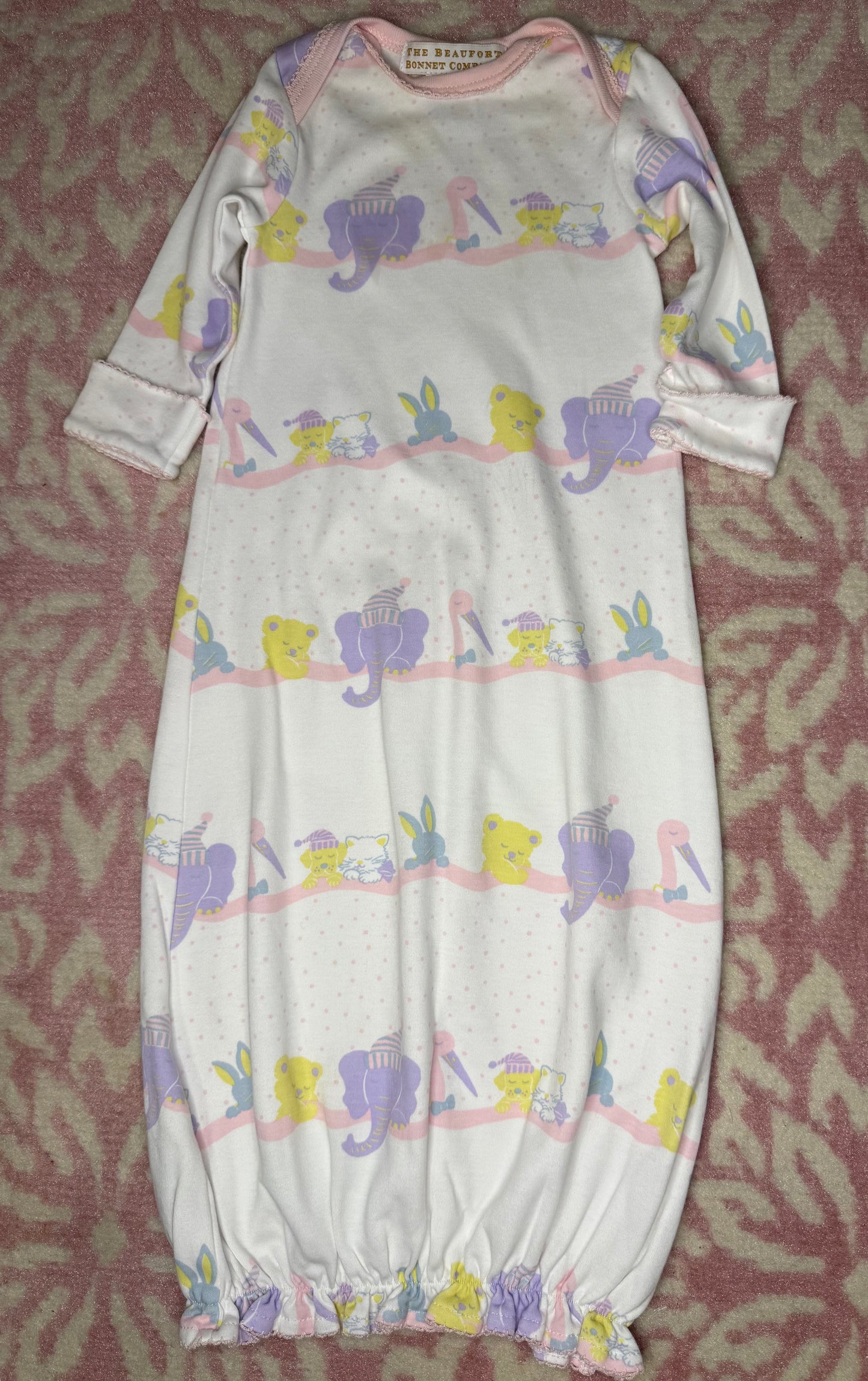 0/3M TBBC Everyday Gown in Tuck Me In
