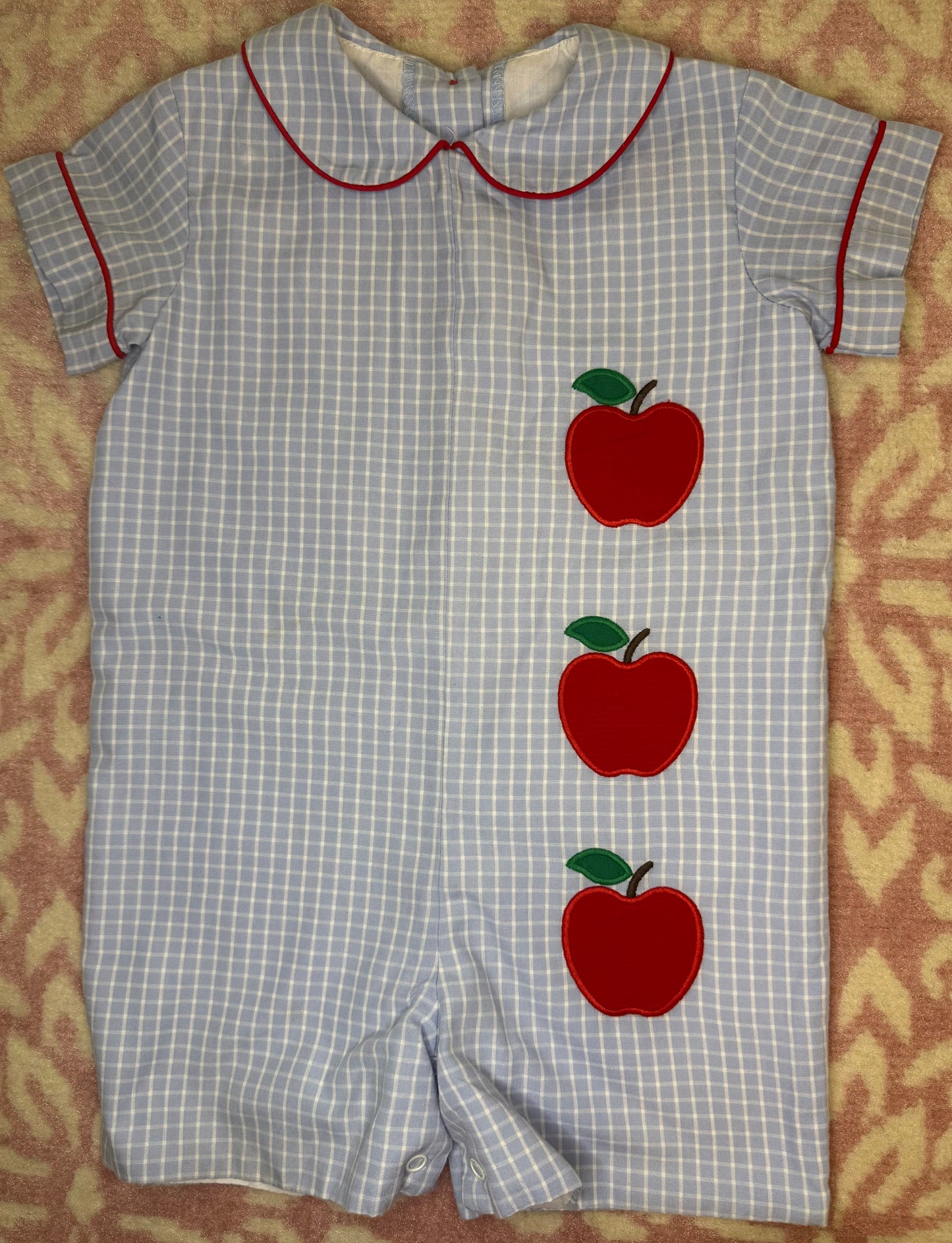 12M Banbury Cross Back To School Apple Romper