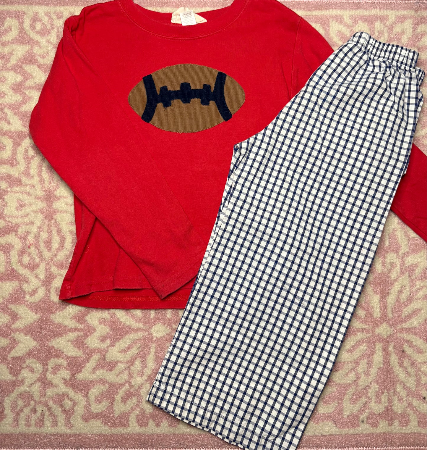 4 Hannah Kate LS Football Tee