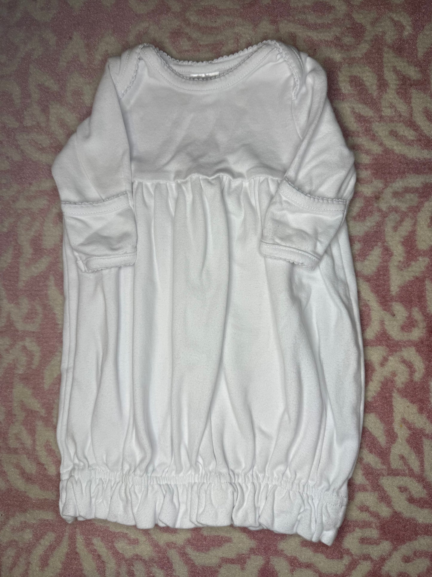 0/3M Paty White Gown