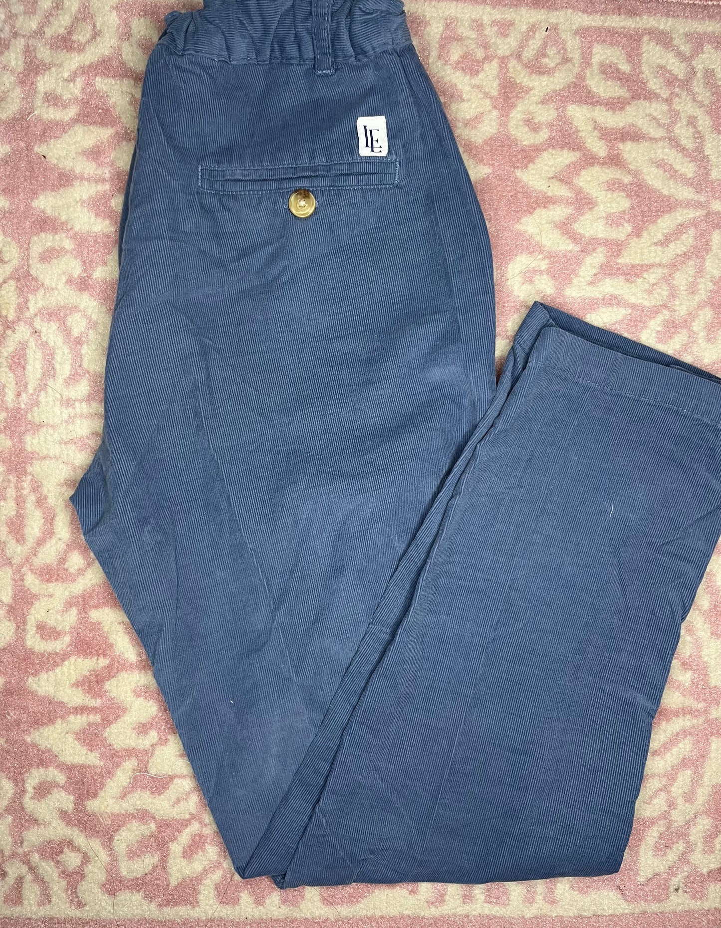 12 Little English Navy Cord Pants