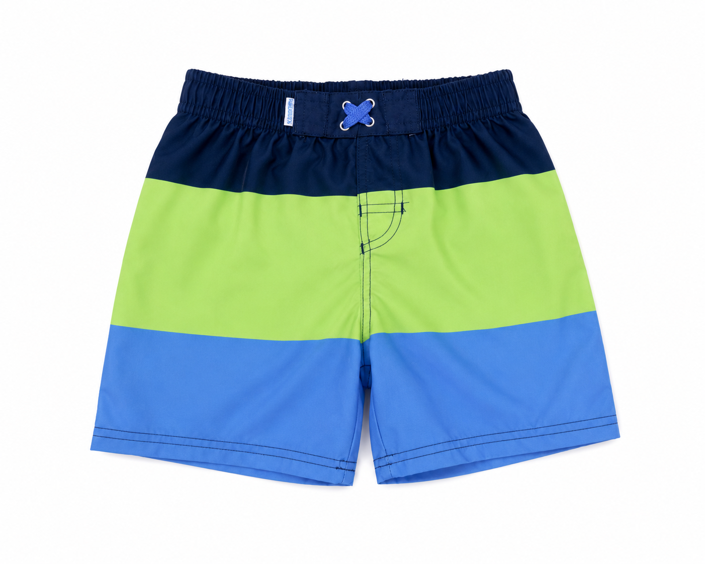 3T Ruggedbutts Blue & Green Swim Trunks