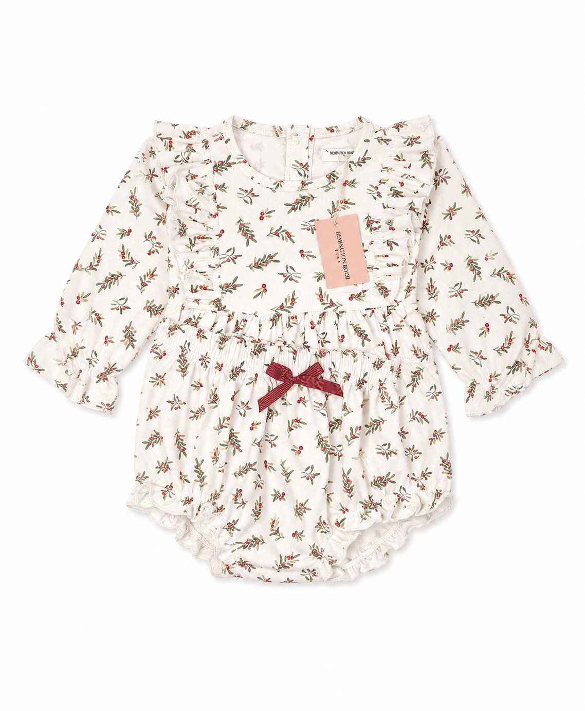 3M Remington Road Berry Ruffled Lap Bloomer Set