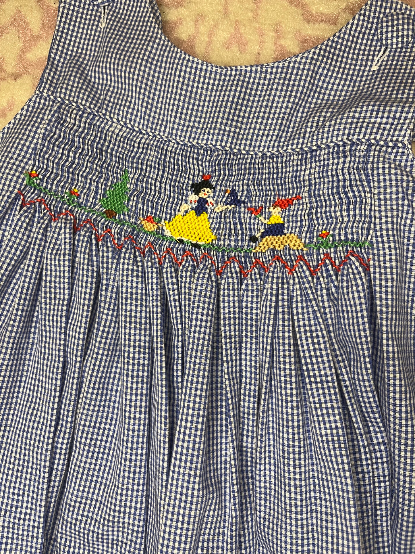 4 Amanda Remembered Snow White Smocked Dress