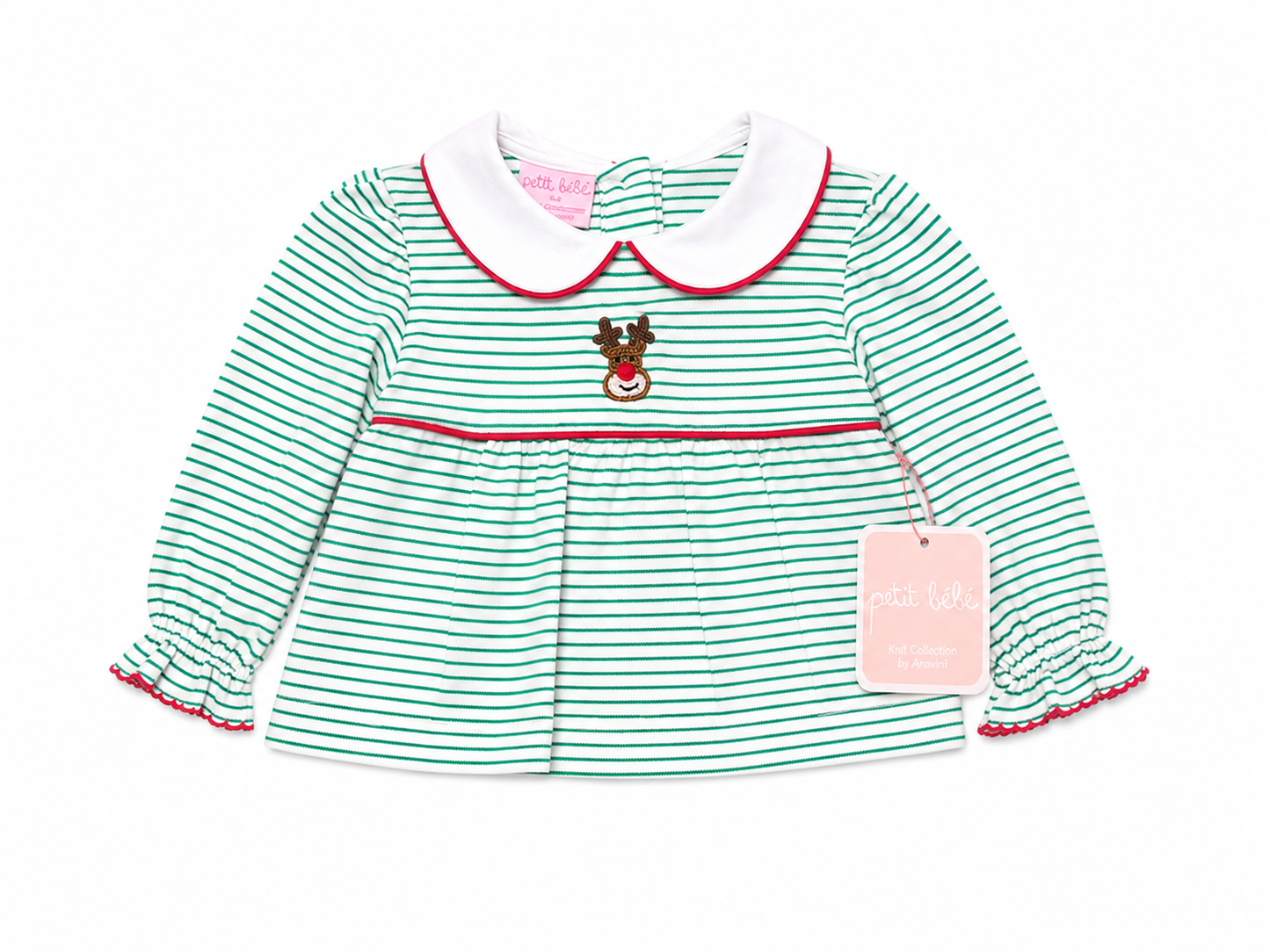 3M Petit Bebe Reindeer Knit Top