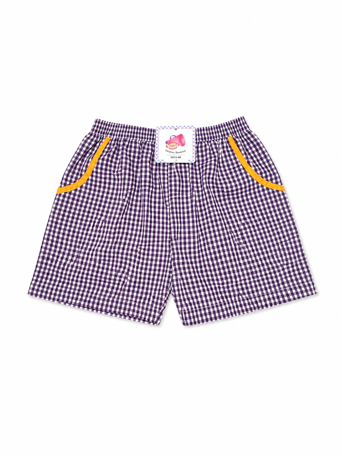 Southern Saturday LSU Gingham Shorts