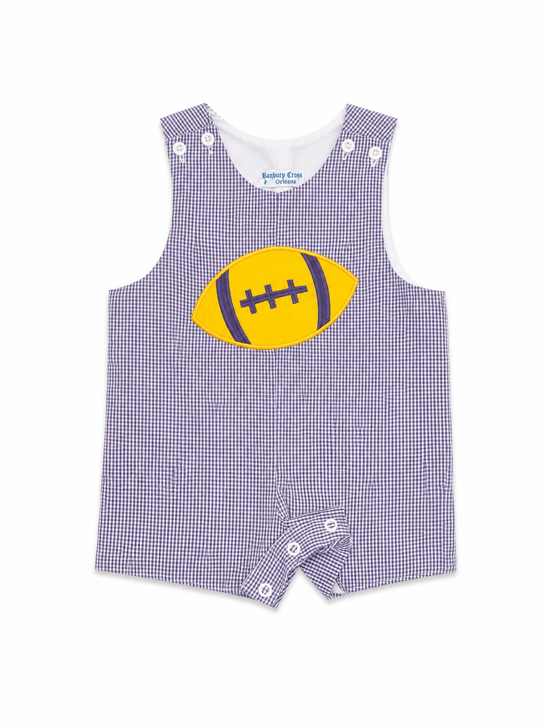 6M Banbury Cross LSU Football Appliqué Jon Jon