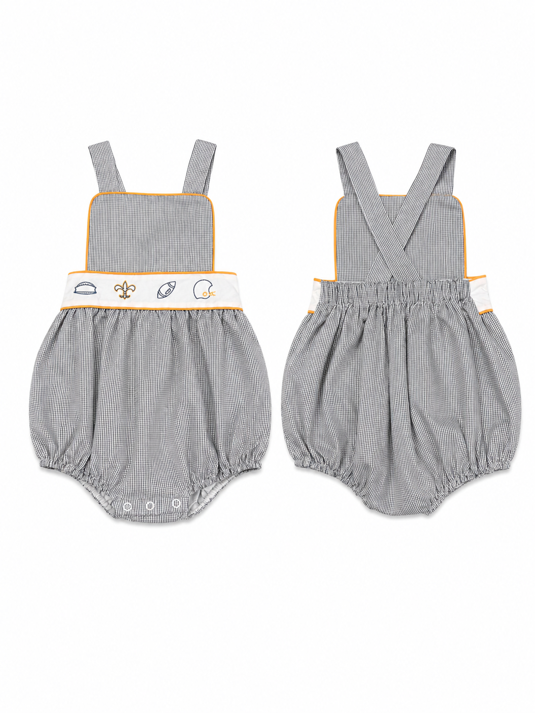 3T Southern Saturday Saints Football Sunsuit