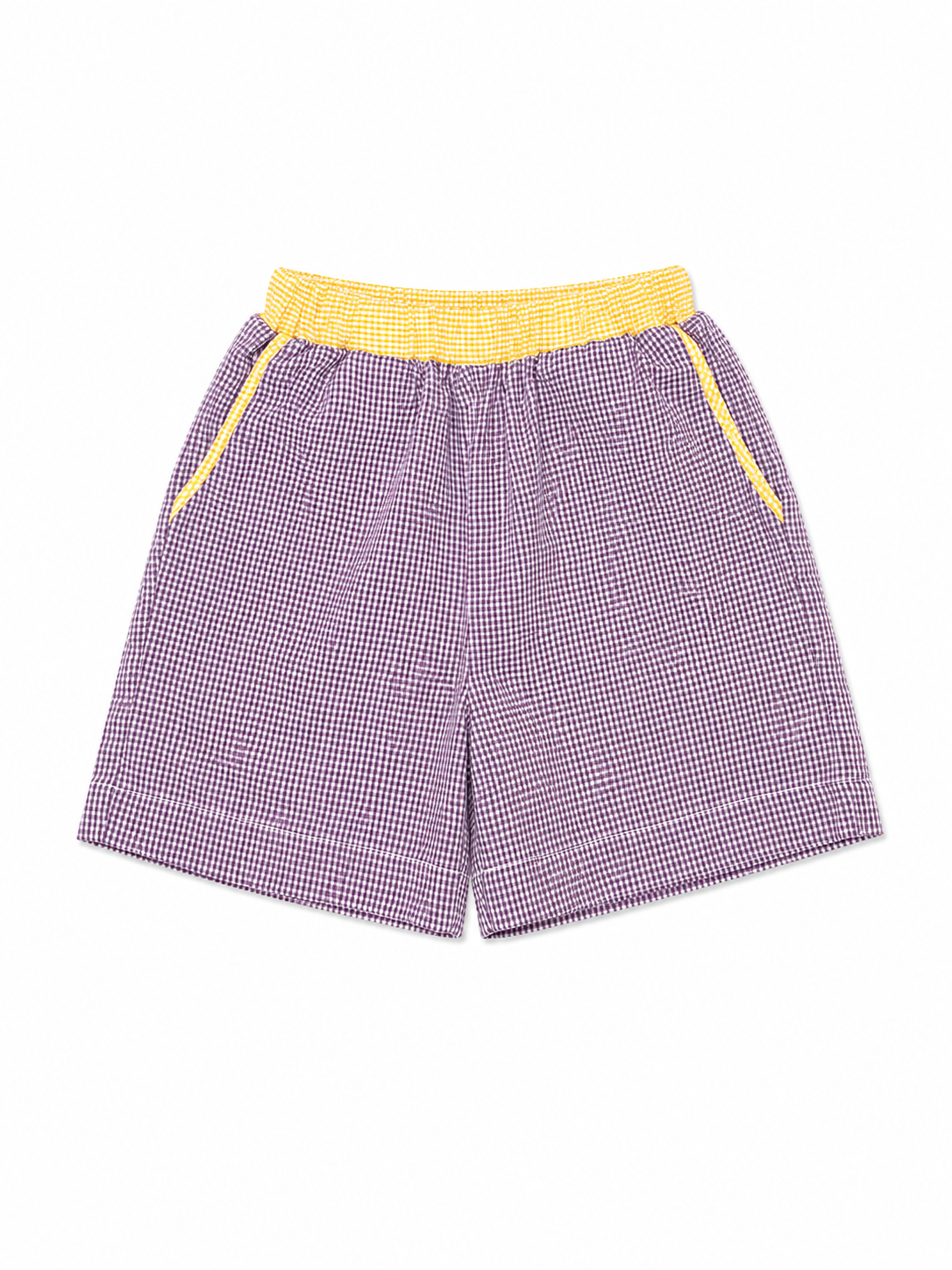 4T Lulu Bebe Purple & Gold Pocket Shorts