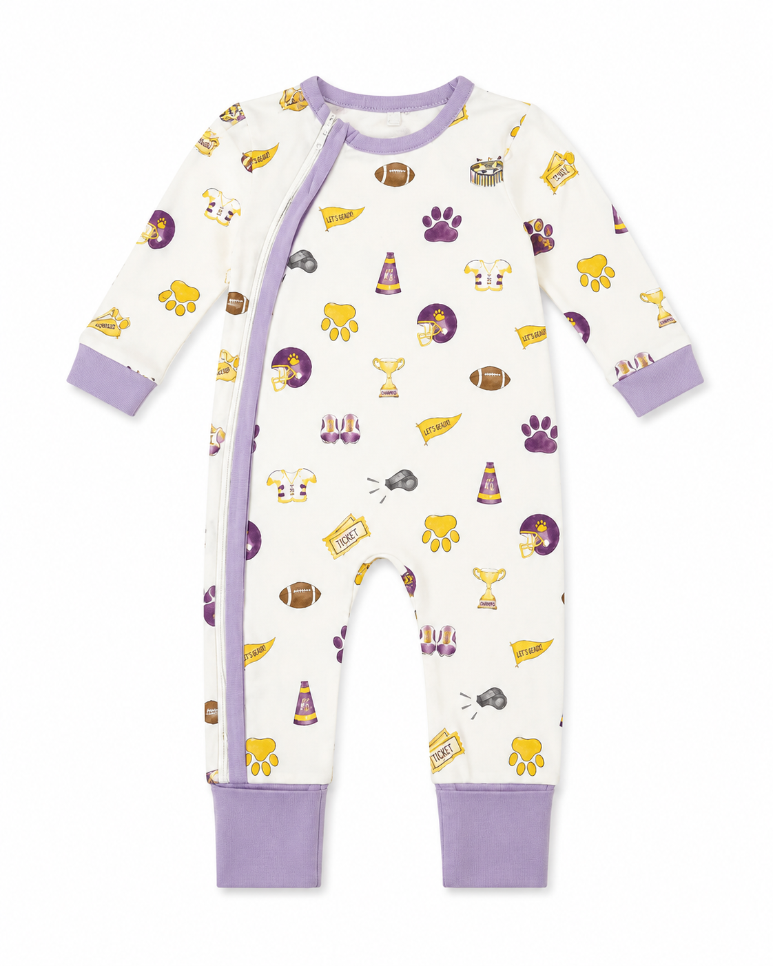 3M Nola Tawk LSU Tigers Watercolor Zip Up