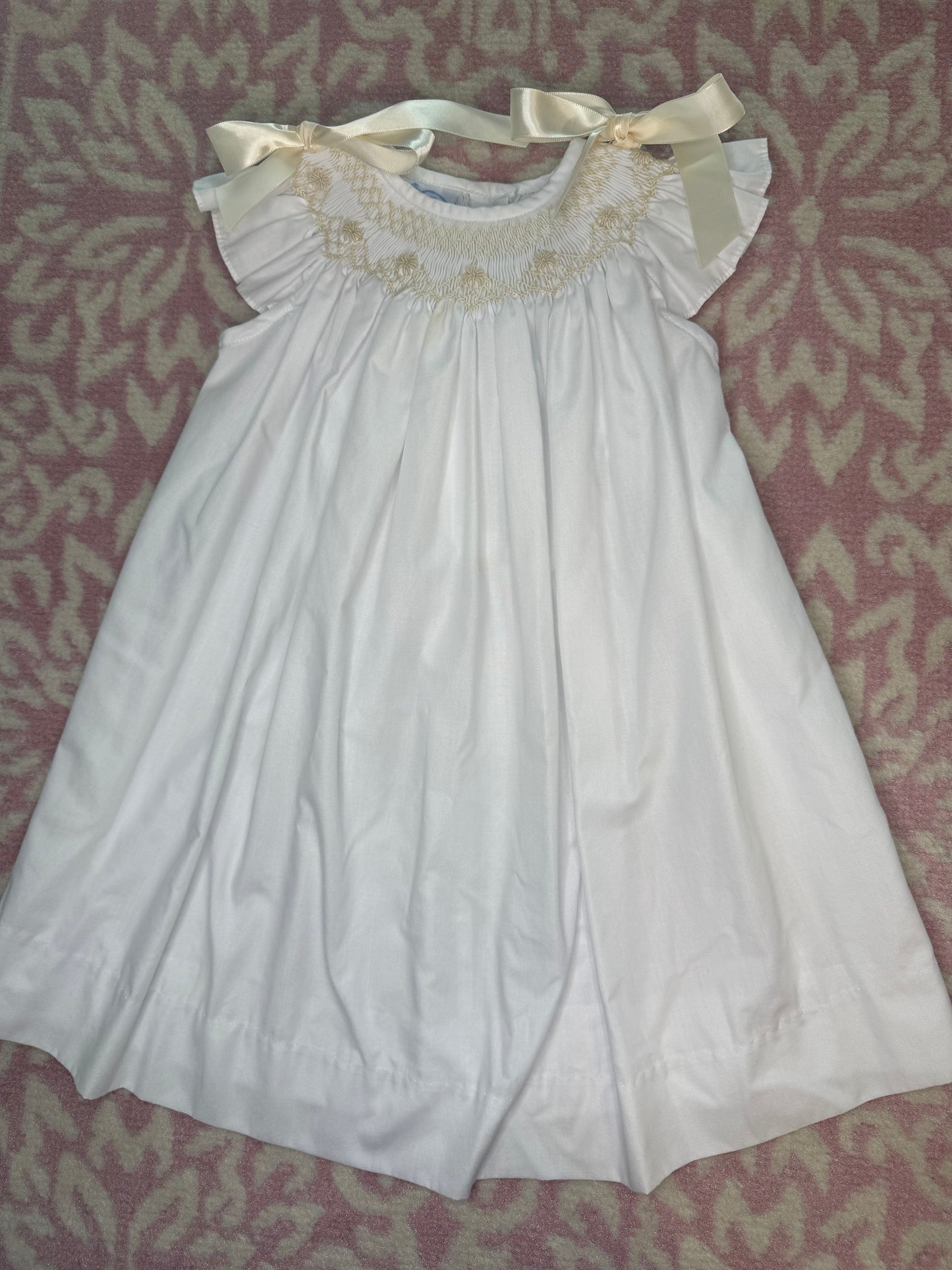 18M Bo Beep Smocked Bow Dress