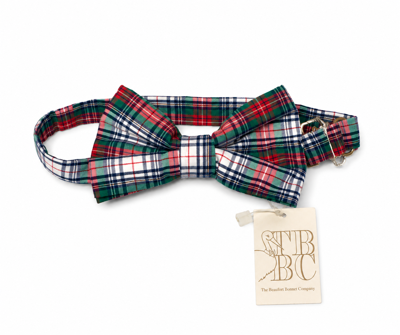 TBBC Baylor Bow Tie Prestonwood Plaid