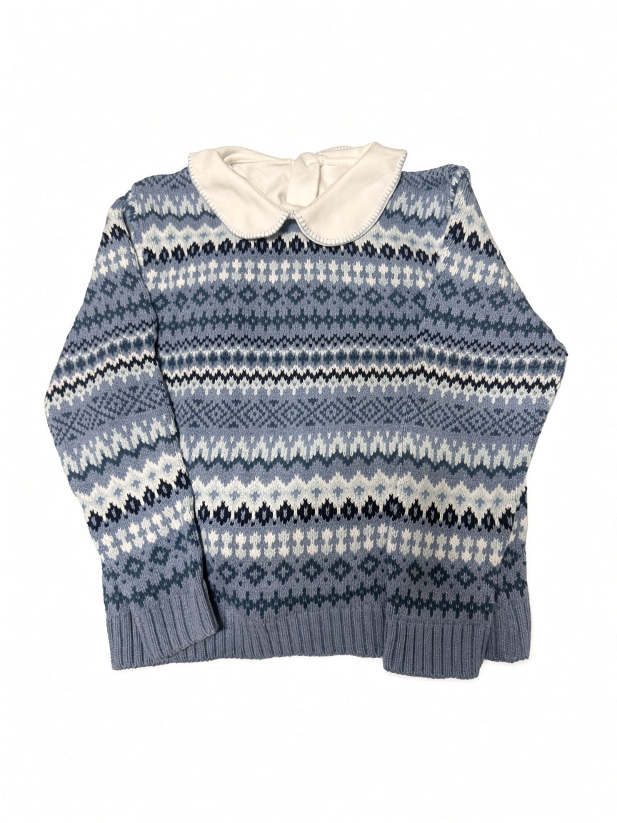 4T Mi Lucero + Alice Kathleen Blue Sweater Set