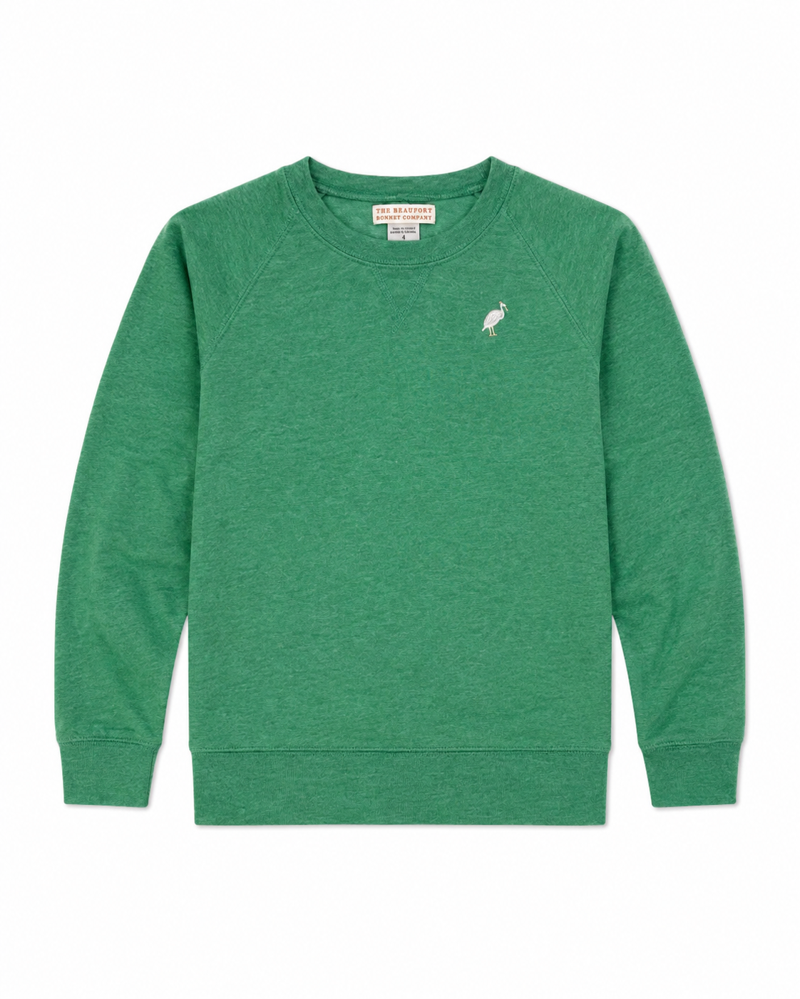 6 TBBC Cassidy Comfy Crewneck - Gibson Island Green (Heathered)