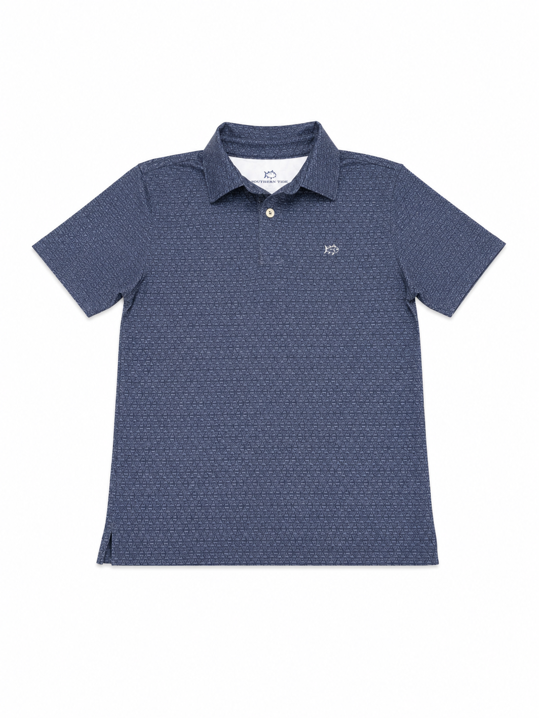 8/10 Southern Tide Sharks Tooth Athletic Polo